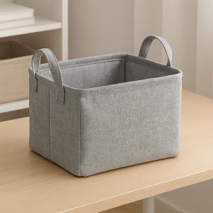 16 Collapsible Fabric Storage Bin for Desk and Shelf