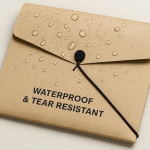 Waterproof and Tear Resistant Document Folder