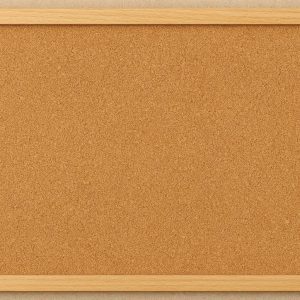 Eco Friendly Cork Desk Mat with Natural Wood Frame