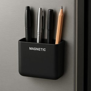 7 Magnetic Pen Holder for Refrigerator or Metal Desk